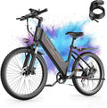 Electric Bike for Adults, 1500W Peak E bike with 48V 12Ah Internal Removable Battery, 26" Electric Bicycle Up to 25MPH, 65 Miles Long Range, 5 Modes & 7 Speeds, Lightweight Cruiser E-bike for Commute