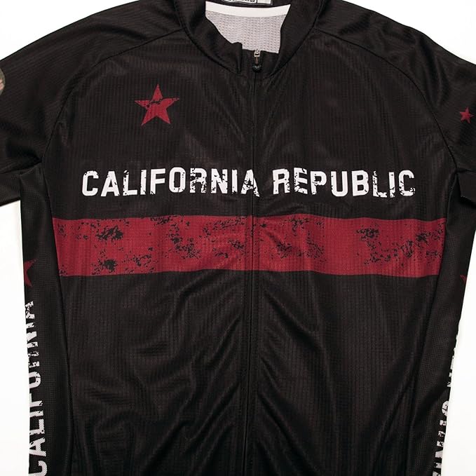 Cycling Jersey Men Full Zip Bike Shirt Racing Top Bicycle Clothing