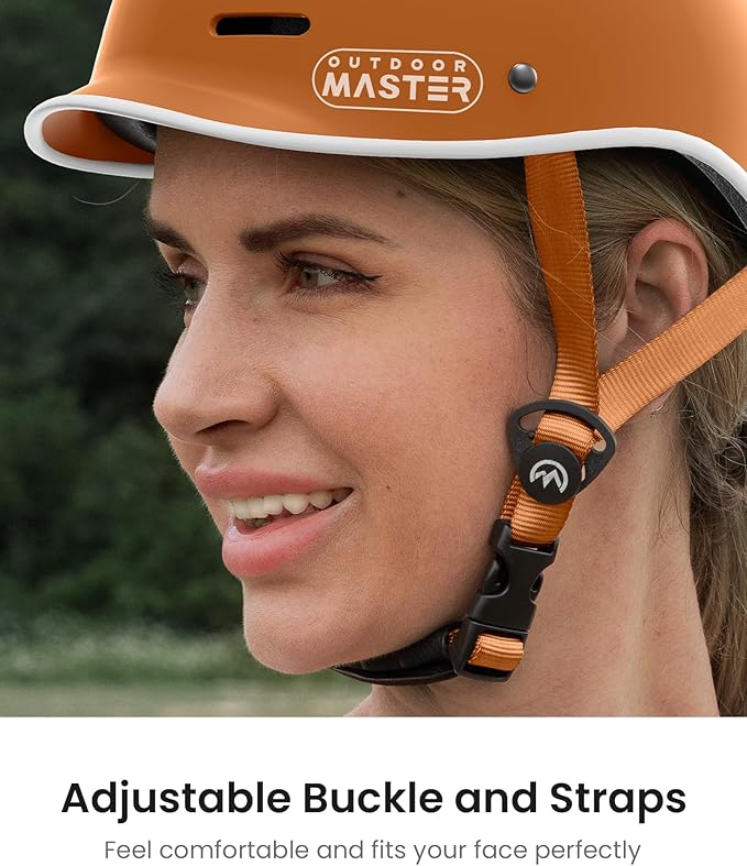 OutdoorMaster Bike Helmet for Adults,Adjustable Cycling Helmet for Men & Women - Safety Certified for Bicycle Skateboard Road Bike Skating Roller Commuting Helmet
