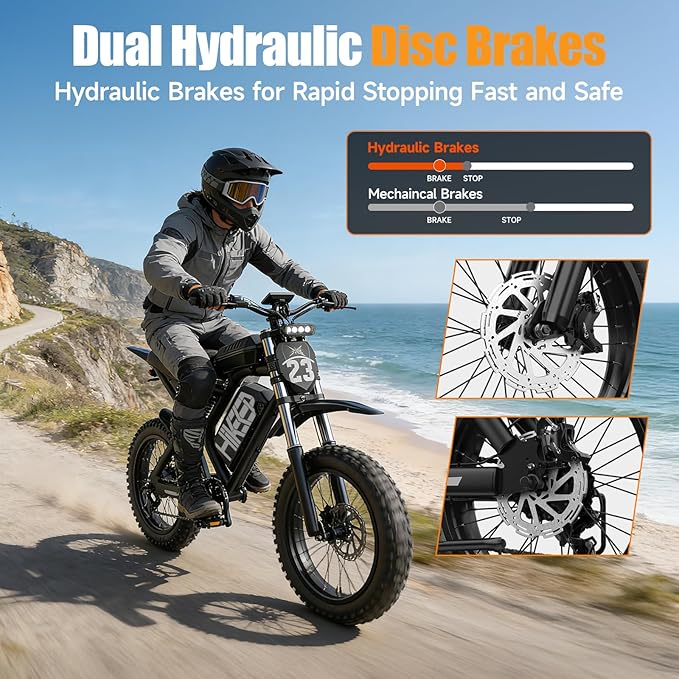 Fat Tire Electric Bike for Adults, UL2849 Certified 90% Pre-Assembled Folding E-Bike with Removable Battery & Cargo Rack