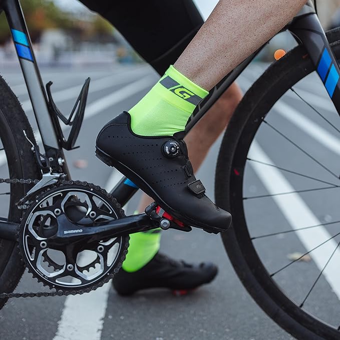 GripGrab Classic Regular Cut Summer Cycling Socks Single & Multipack Coolmax Bicycle Socks for Spinning Indoor Biking