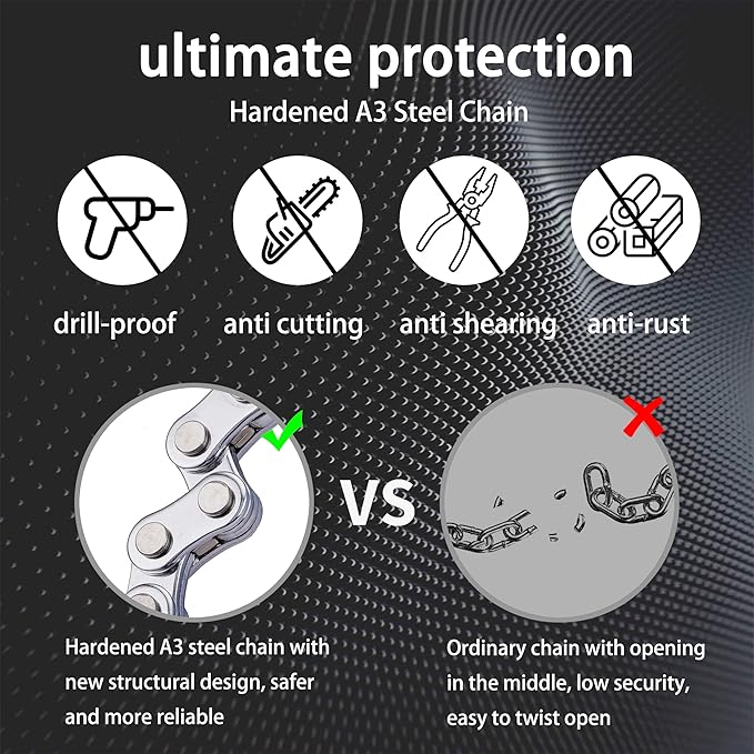 Scooter Lock,Bike Chain Lock,Electric Scooter Locks Anti Theft for Electric Scooter Segway,Ninebot,Xiaomi, Razor and Bicycle Lock Cable Accessories