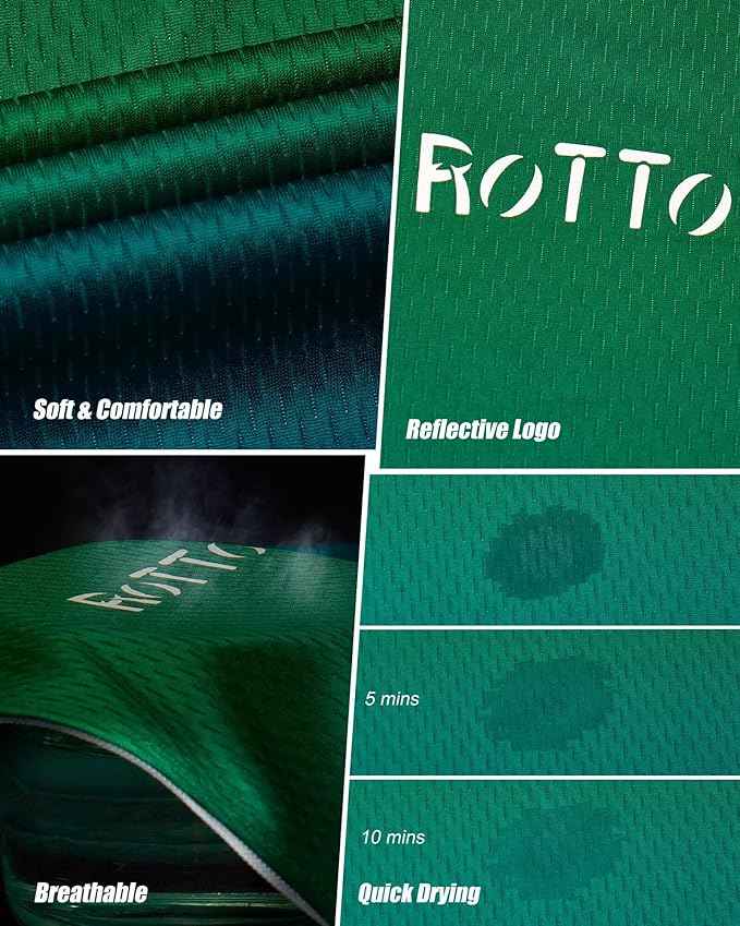 ROTTO Cycling Jersey Mens Bike Shirt Short Sleeve Gradient Color Series