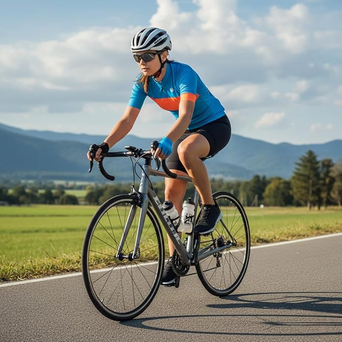 Tommaso Women's Cycling Shoes with Pre-Installed SPD Cleats — Easy to Walk-in Ventilated SPD Cycling Shoes for Women's Spin Classes and Indoor Bikes — Comfortable on Foot and Toebox.