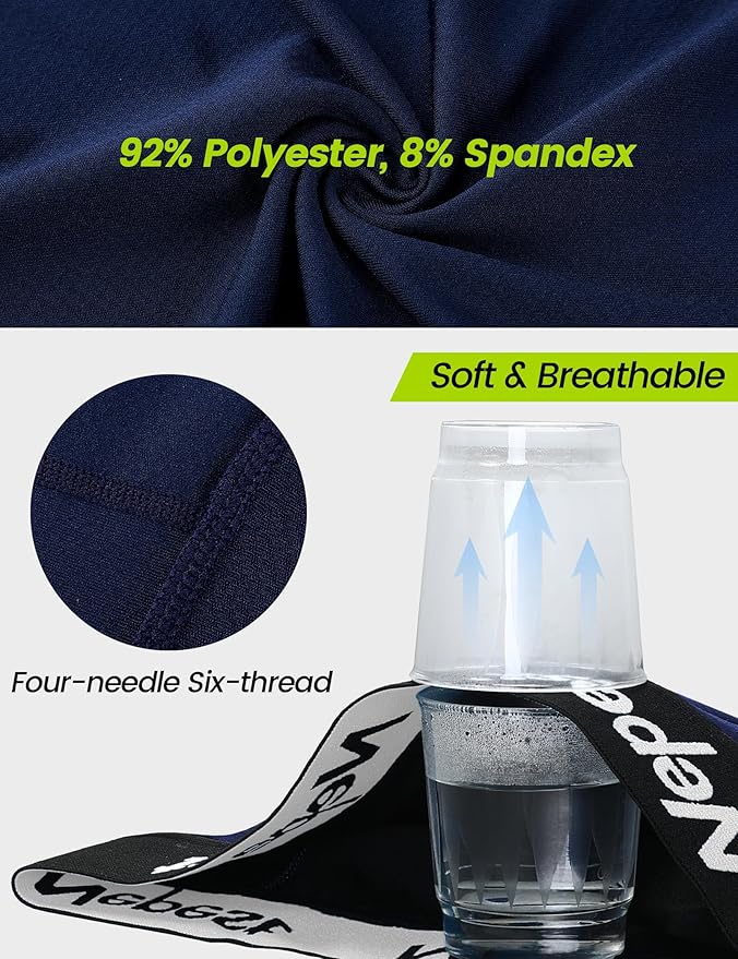 Nepest Mens Cycling Underwear 4D Padded Bike Shorts MTB Liner Mountain Bicycle Tights for Riding