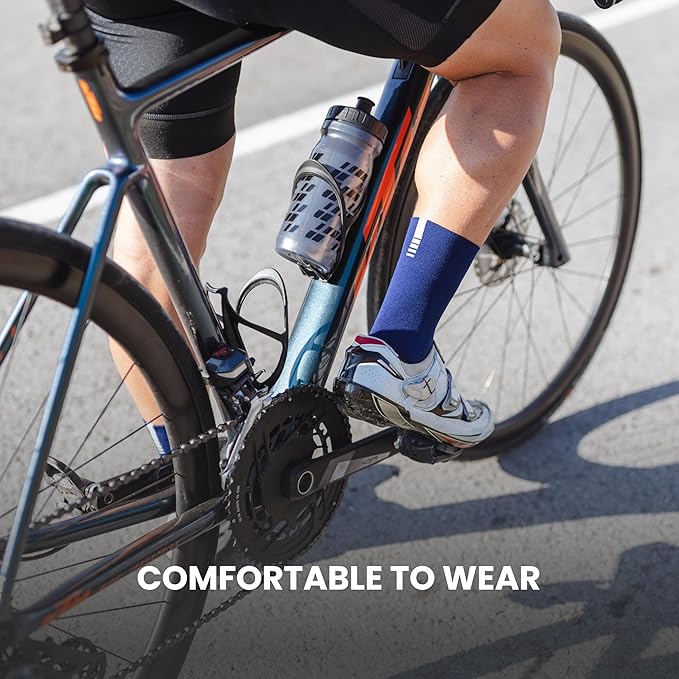 GripGrab Lightweight SL Performance Summer Cycling Socks Eyecatching 2 Lengths Road Mountain Gravel Bike Indoor Biking