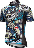 Cycling Jersey Men Full Zip Bike Shirt Racing Top Bicycle Clothing