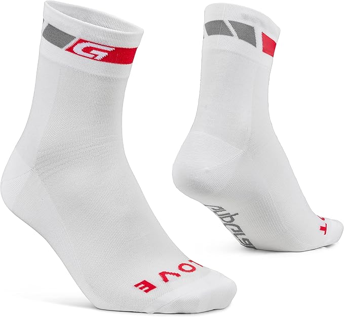 GripGrab Classic Regular Cut Summer Cycling Socks Single & Multipack Coolmax Bicycle Socks for Spinning Indoor Biking