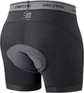 Bike Shorts for Men 6D Padded Cycling Underwear Mountain Biking Riding Bicycle Liner with Anti-Slip Leg