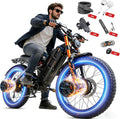 eAhora 2026 Romeo Pro3/2 50/46Mph Ebike 5600/4000W Dual Motor 200+Miles Electric Bike for Adults, 52V/70Ah 60V/80Ah Long Range 26 * 4.0" Fat Tire Full Suspension Electric Mountain Bike