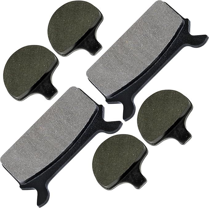 Caltric Front And Rear Brake Pads Compatible with Harley Davidson Flhr Road King 1340 1994-1998