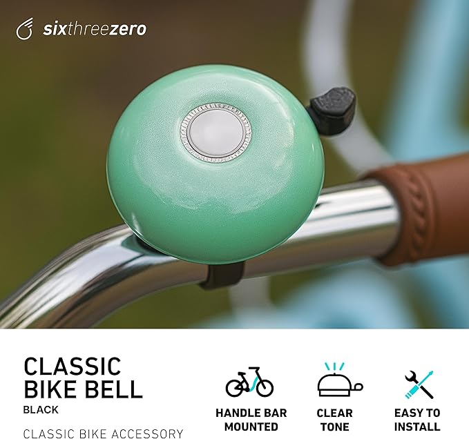 sixthreezero Classic Bike Bell for Adult Men Women and Kids Bicycles