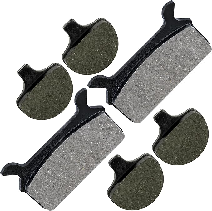 Caltric Front And Rear Brake Pads Compatible with Harley Davidson Flhr Road King 1340 1994-1998