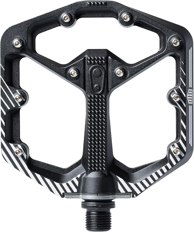Crankbrothers Stamp Flat MTB Pedals - Size-Specific, Lightweight, Versatile, Durable Bike Pedals