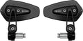 FENRIR CNC Aluminum Alloy Cafe Racer Black Motorcycle Bar End Mirrors Side Folding 22MM 7/8" inch Handlebar Mirror Universal Rear View For M6/M8 Standard Super Sport Naked Street Bike Scooter Minimoto