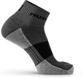 MudGear Quarter Crew Trail Socks, Blister-Resistant, Sweat-Resistant & Quick-Drying, Cushioned Footbed, Made in USA, 2-Pack