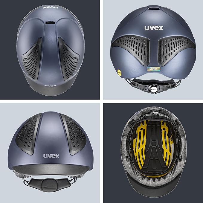 uvex exxential III MIPS - Lightweight Unisex Riding Helmet - Individual Size Adjustment