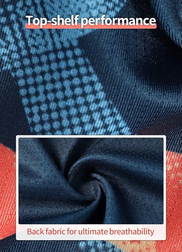 BERGRISAR Cycling Jersey Mens Bike Shirts Short Sleeve Bicycle Biking Clothes with Pockets Reflective