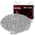 BUCKLOS 6/7/8/9/10/11/12 Speed Bike Chain, High Performance Lightweight Bicycle Chains for Road Bike/Mountain Bike/Ebike,Compatible with Shimano, SRAM, Campagnolo Silver/Gold