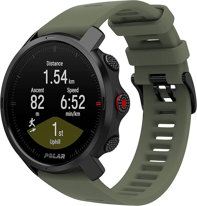 Polar Grit X - Rugged Multisport GPS Smart Watch - Ultra-Long Battery Life, Wrist-based Heart Rate, Military-Level Durability, Sleep and Recovery, Navigation - Trail Running, Mountain Biking
