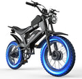 Electric Bike for Adults,48V 20AH - Peak Power 1500/3000W Brushless Motor Electric Bicycle - Max Speed 31-35MPH - Max 80 Miles Range - 20" x 4.0" Fat Tire Dirt E-Bike,7-Speed