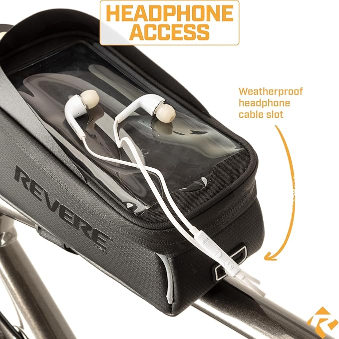 Revere Top Tube Front Mount Bag For Mountain or Road Bikes, E-Bikes.