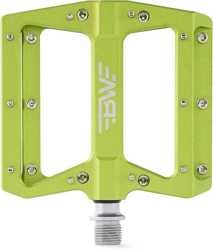 Berm Platform Bike Pedals - Lightweight Aluminum Flat Pedals for MTB and BMX