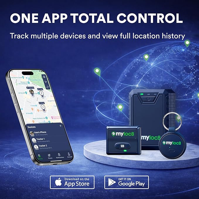 Ultra GPS Tracker for Vehicles – Rugged, Waterproof, Hidden GPS Car Tracker Device for Vehicles, Trucks - 4G LTE, Real-Time Updates, 9 Months Battery Life - (Subscription Required)