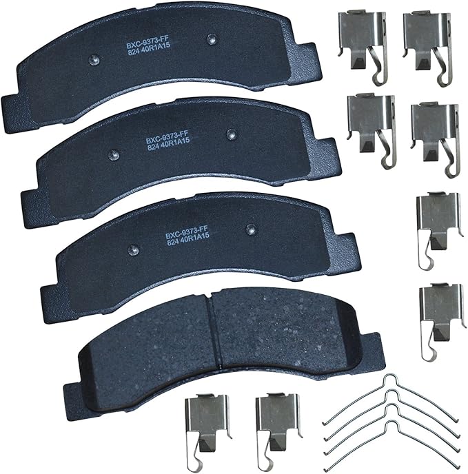 Bendix Premium SBC824 Ceramic Front Brake Pads for Ford Excursion 2005-2000, F-250 2008, F-250 Super Duty 2004-1999, F-350 2004-1999, F-350 Super Duty 2004-1999