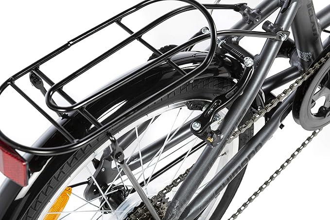 Unisex's First Class White Folding Bike