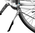 BV Rear Bike Stand for 24"-28" Bikes - Adjustable Bike Kickstand for Adult Bike with 8 Height Levels, Non-Slip Foot & Clamp Grip - Weather-Resistant Aluminum Alloy Bicycle Stand for Road, Mountain BMX