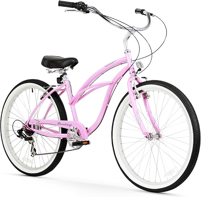sixthreezero Urban Lady Beach Cruiser Bike, Women's 3 Speed Hybrid Bicycle