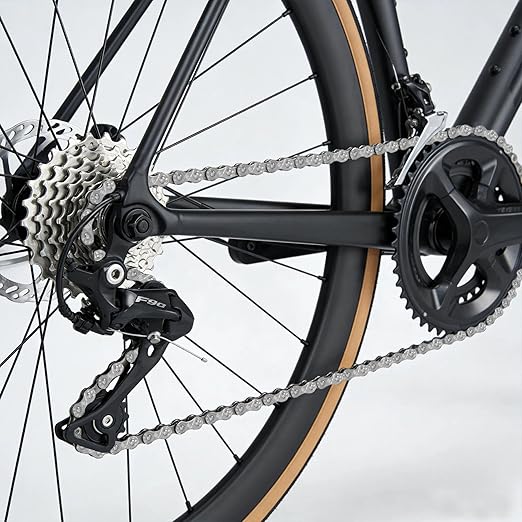 VERKSTAD 9 Speed Bike Chain, Bike Chain 1/2" x 11/128" 116 Links for Road Bike Mountain Bike Racing Cycling