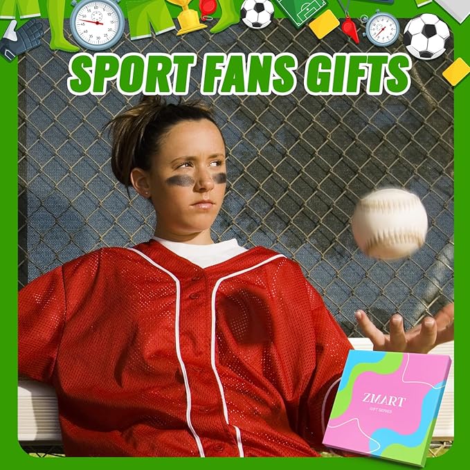 Zmart Sport Gifts for Men - Softball Basketball Volleyball Wrestling Plane Bike Socks