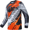 PSPORT Men's Motocross Jersey Long Sleeve Motocross Shirt Men Mountain Dirt Bike Jersey Downhill Riding Racing Clothing Tops
