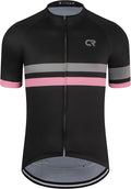 Coconut Ropamo CR Mens Cycling Jersey Short Sleeve Road Bike Shirt with 3+1 Zipper Pockets Breathable Quick Dry