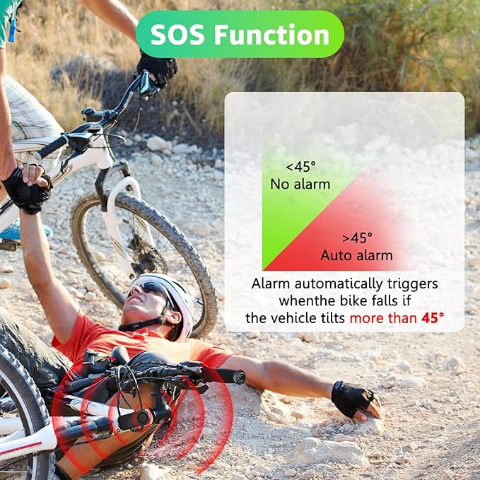 113dB Bike Alarm, Motorcycle Alarm, Bicycle Alarms with Remote, Moped Alarm System, Car Vibration Sensor Alarm, Universal Strap Fits All Handlebar Sizes, IP65 Waterproof Super Loud, 10Pack