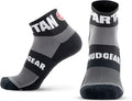 Crew Length Trail Running Socks, Quick-Drying Mid-Calf Socks with Arch Support, Sweat-Resistant, Breathable Athletic Socks
