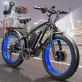 9000W-Peak 52V 34Ah 1768Wh Battery Dual-Motor-Ebike for Adults, 42-46MPH 105 Miles Range Fast-Ebike-Dual-Motor-Electric-Bike,24"*4.0" Men Fat-Tire-Electric-Bicycle Lockable Suspension