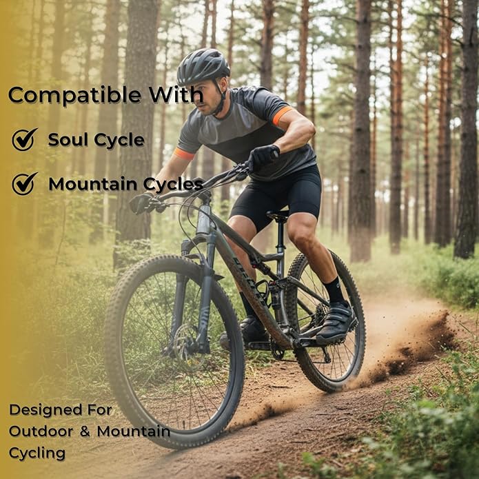 Tommaso Mens Cycling Shoes – SPD Compatible Outdoor, MTB, Gravel & Mountain Bike Shoes – Walkable Design – Cleats Not Included