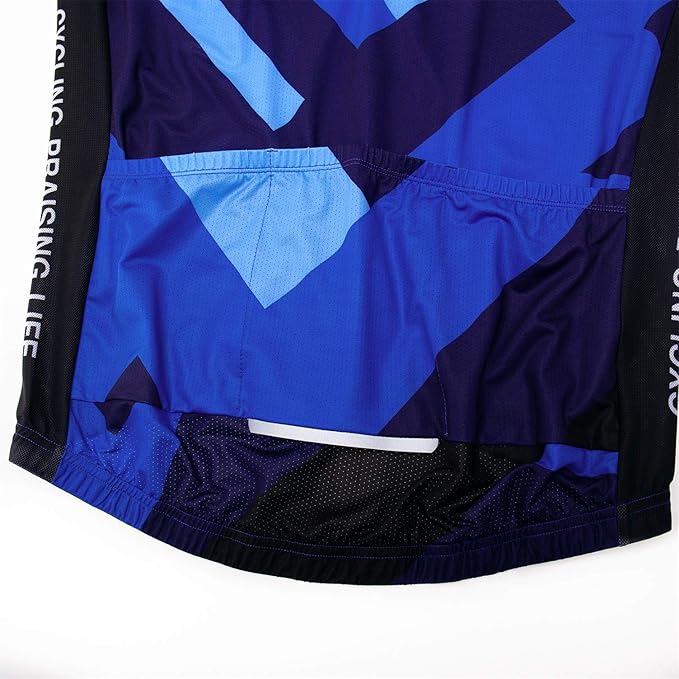 Bike Bicycle Tops Men's Cycling Jerseys Full Zipper MTB Clothing Cycle Clothes