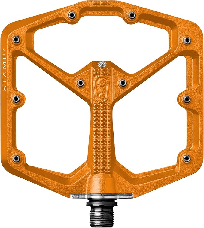 Crankbrothers Stamp Flat MTB Pedals - Size-Specific, Lightweight, Versatile, Durable Bike Pedals