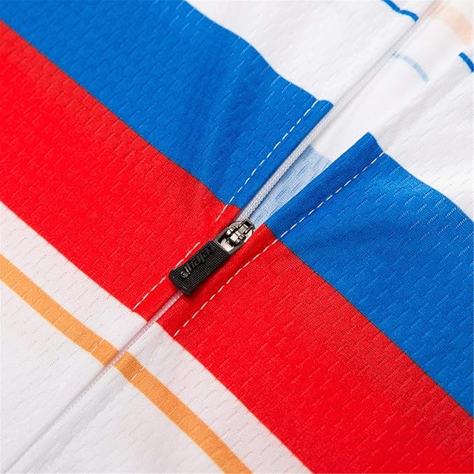 Cycling Jerseys Men Bicycle Short Sleeve Summer Shirt Bike Biking Tops Riding Clothing Flag