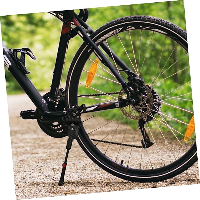 Mountain Bike Kickstand Adjustable 26-Inch Bike Stand Sturdy Support for Outdoor Use Single Piece
