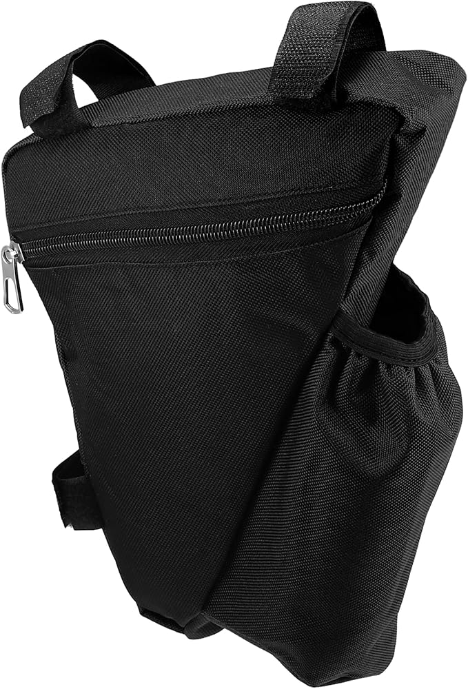 X AUTOHAUX Bike Triangle Frame Bag with Bottle Holder Cycling Storage Bag for Road Mountain Bikes