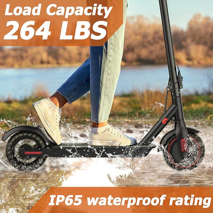 8.5" E Scooter for Adults 19/22 MPH 350/500W Motor 187.2/288.6/441WH Battery, Motorized Scooter Up to 22 Miles Range, Foldable Bearing 265 LBS/APP Control