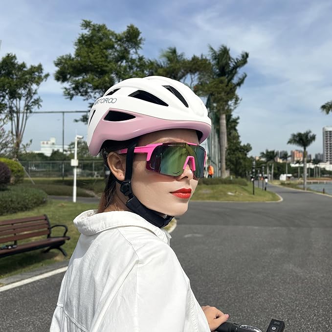 Bike Helmet for Adults-Removable Liners & Size Adjustable- Road Bicycle Helmets in Mountain, for Youth & Adult Men and Female