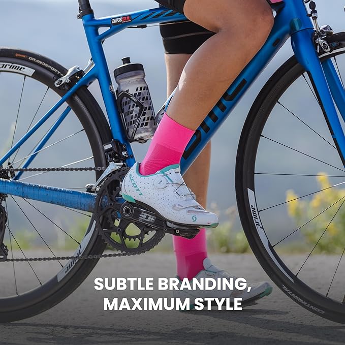 GripGrab Lightweight SL Performance Summer Cycling Socks Eyecatching 2 Lengths Road Mountain Gravel Bike Indoor Biking
