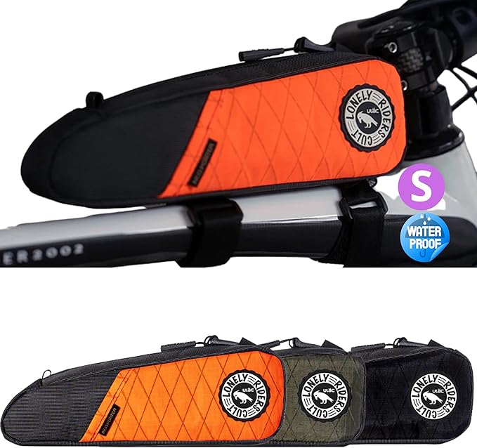 ULAC TREKKING GT BOLT-ON Bike Top Tube Bag, Waterproof Pouch Pack, Cycling Accessories Pouch for Mountain Road Bike