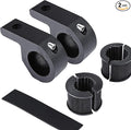 LAMPHUS Off-Road ATV UTV Light Bar Mounts Mounting Bracket Mini Bar Clamp Kits [0.75"/1"/1.25" Inch] [Horizontal Bar] [Aluminum] [2 Unit] Bull Bar UTV Roll Bar Clamp Tube Roll Cage Clamps Mount
